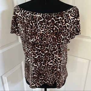 Lemon Tart Animal Print Top
